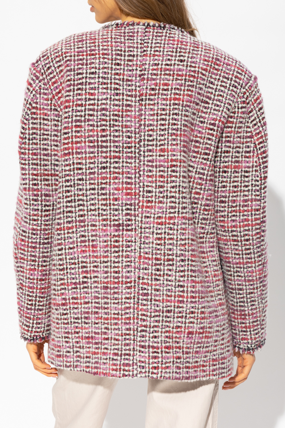 Red 'Dianaza' tweed jacket Add Isabel Marant - Restrap Carry